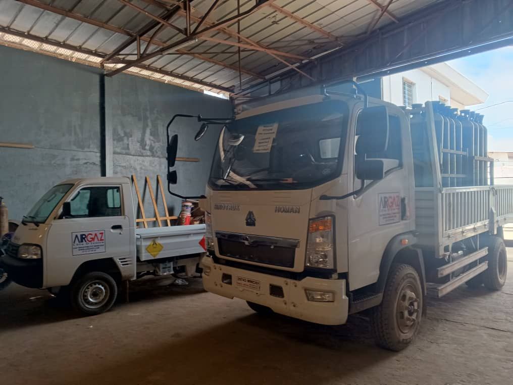 Livraison AIRGAZ sur chantier